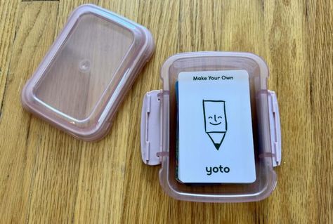 Yoto Card Storage Diy, Yoto Card Storage, Diy Card Box, Kid Flash, Cases Diy, Organization Inspiration, Card Book, Diy Holder, Card Storage