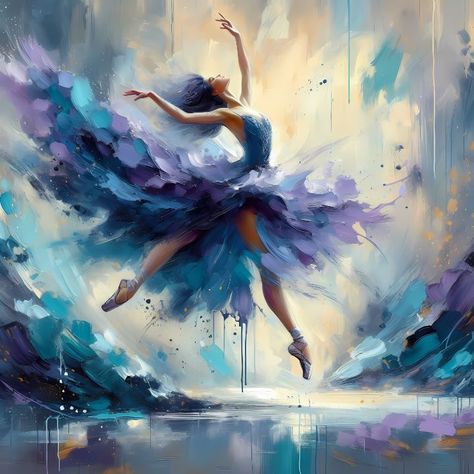 Movement of Dance Two - DarkirStorm Wall Doodles, Ballerina Art Paintings, Dance Artwork, Expressive Painting, Dance Wallpaper, Dancer Painting, Dance Paintings, Art Of Love, The Dancer