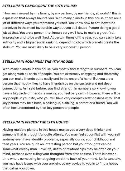 12 House Stellium, Stellium Astrology Meaning, 1st House Stellium, 12th House Stellium, Pisces Stellium, Aquarius Stellium, Capricorn Stellium, Stellium Astrology, Relationship Astrology