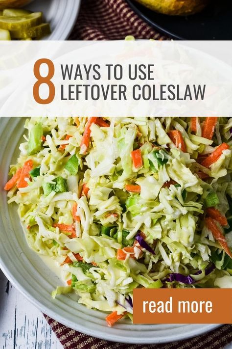 Looking for what to do with leftover coleslaw? Transform leftovers into culinary delights. Don’t waste a bite! Leftover Coleslaw Ideas, Dinner Ideas With Coleslaw, What To Make With Coleslaw, What To Do With Leftover Coleslaw, Leftover Cooked Cabbage, Leftover Salad What To Do With, Leftover Limes Recipes For, Recipes With Coleslaw Mix Dinners, Pulled Pork Pizza Recipe