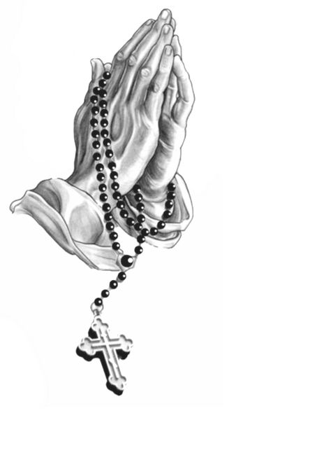 Pray Hands Tattoo, Mexican Tattoo Ideas For Men, Rosary Tattoo Design, Forearm Wing Tattoo, Hands With Rosary, Praying Hands With Rosary, Pray Tattoo, Praying Hands Tattoo Design, Rope Tattoo