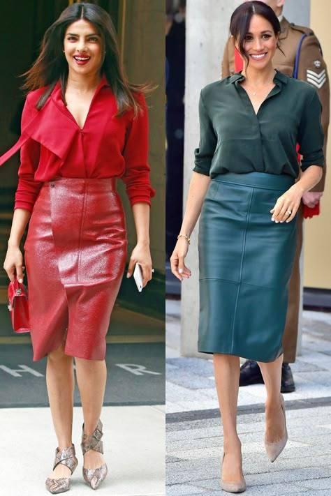 #fashion#style#ootd#outfitoftheday#whattowear#outfitpost#styleinspiration#todaysoutfit#fashioninspo Meghan Markle Outfits, Monochromatic Fashion, Meghan Markle Style, Hindi Movie, Monochrome Fashion, Red Outfit, Priyanka Chopra, Professional Outfits, Office Fashion