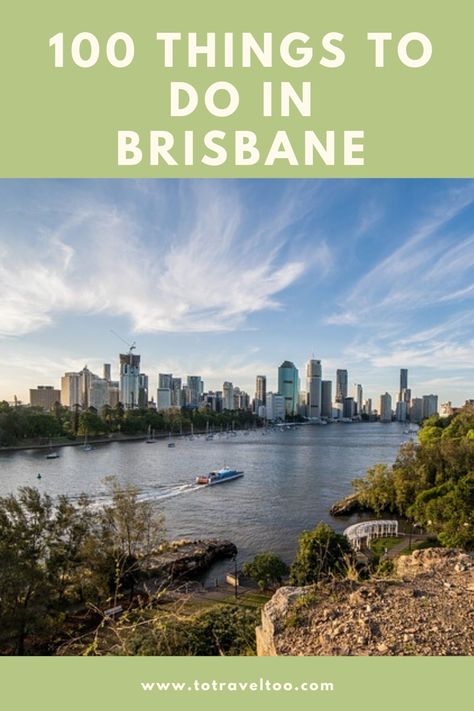 Destination Quotes, Brisbane River, Australia Itinerary, Destination Travel, Prague Travel, 100 Things To Do, Australia Travel Guide, Brisbane Queensland, Oceania Travel