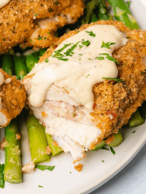 Chicken Cordon Blue Sauce, Best Chicken Cordon Bleu Recipe, Low Carb Chicken Cordon Bleu, Chicken Cordon Bleu Sauce, Keto Chicken Cordon Bleu, Cordon Bleu Recipe, Dijon Sauce, Chicken Cordon Bleu Recipe, Cordon Blue