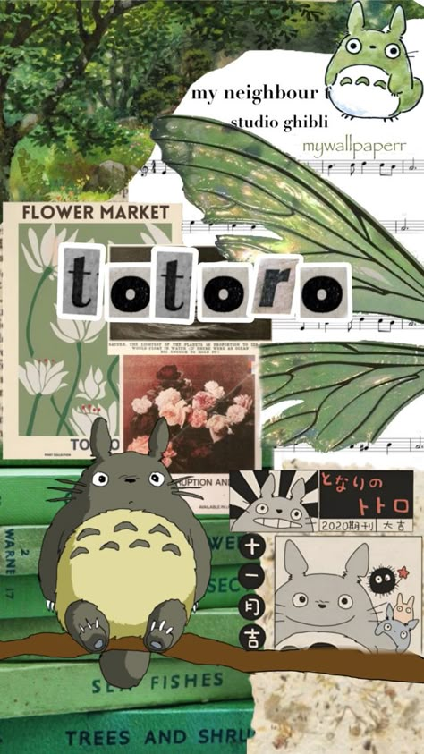 my neighbour totoro wallpaper Studio Ghibli Art Wallpaper, Ghibli Wallpaper Aesthetic, Ghibli Wallpaper Iphone, Wallpaper Ghibli, Page Wallpaper, Totoro Wallpaper, Anime Studio Ghibli, My Neighbour Totoro, Personajes Studio Ghibli