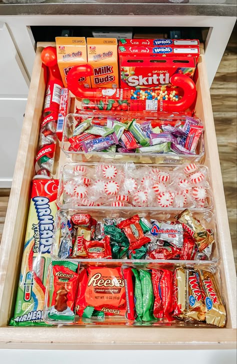 Sauce Drawer, Snack Drawer Organization Bedroom, Snack Organization Ideas Bedroom, Nightstand Snack Drawer, Desk Snacks Drawer, Secret Food Stash In Bedroom, Snack Drawer In Bedroom Ideas, Secret Snack Stash In Bedroom, Snack Drawer Ideas Bedroom