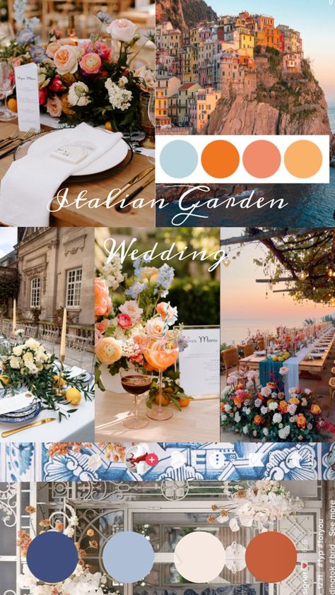 Italian Wedding Theme, Italian Garden Wedding, Garden Wedding Theme, Garden Theme Wedding, Italian Garden, Italian Wedding, Wedding Themes, Wedding Theme, Garden Wedding