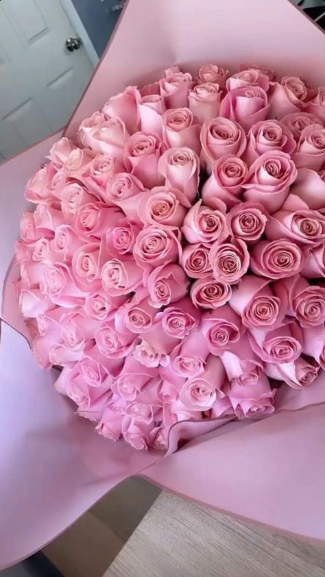 Big Pink Roses Bouquet, 100 Pink Roses Bouquet, Pink Roses Bouquet Gift, 222 Pink, Sparkly Roses, Pink Rose Wallpaper, Rose Buket, Pink Roses Bouquet, Fashion Outfits Dresses