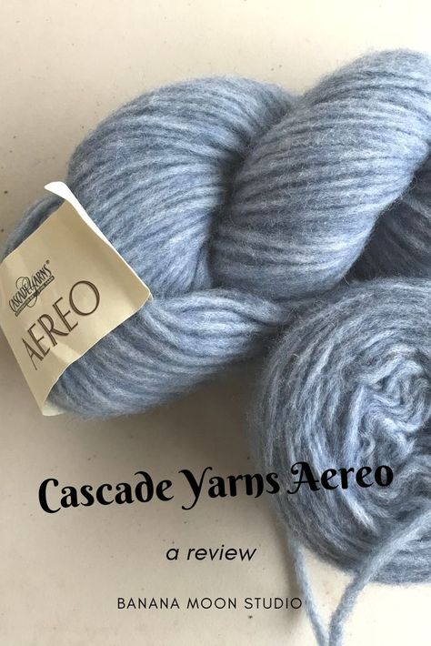 Review of Cascade Yarns Aereo from Banana Moon Studio. This featherweight yarn is cozy and soft! See my finished swatches and thoughts in this video review. #cascadeyarnsaereo #yarnreview #cascadeaereo Cascade Yarn, Show And Tell, Soft Yarn, Ear Warmers, Crocheted Item, Knitting Projects, Washing Clothes, Elk, Free Crochet Pattern