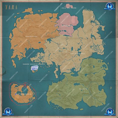 Far Cry 6, Fantasy Map Making, Dnd Inspiration, Fantasy World Map, Amazing Maps, Dream Fantasy, Fantasy Maps, Fantasy Life, Dungeon Maps