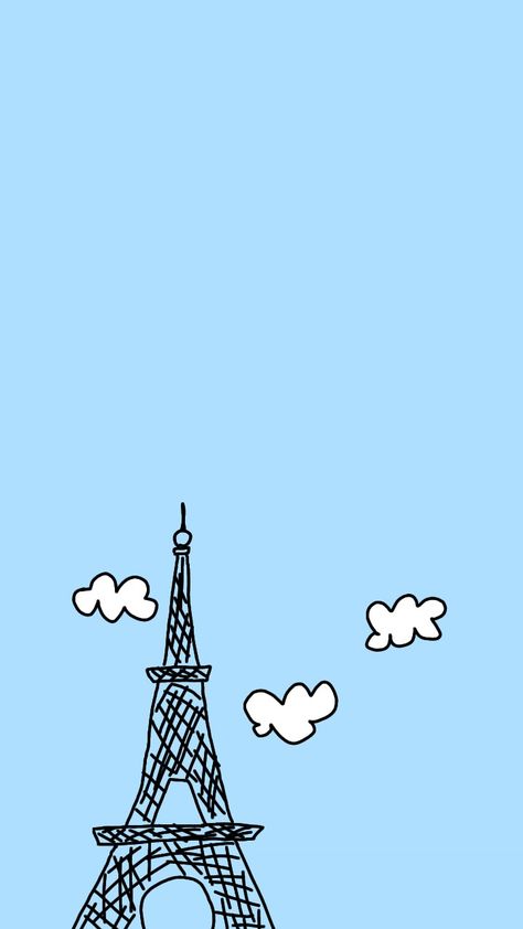 Paris Cartoon Wallpaper, Eiffel Tower Cartoon, Paris Wallpaper, Snoopy Wallpaper, Aesthetic Phone, Pastel Wallpaper, Wallpaper Wallpaper, Phone Wallpapers, Phone Backgrounds