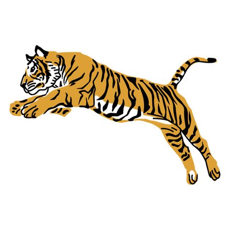 Tiger jumping hand drawn design #AD , #jumping, #Tiger, #drawn, #design, #hand Leaping Tiger Illustration, Tiger Jumping Drawing, Jumping Tiger Drawing, Jumping Tiger Illustration, Jumping Tiger Tattoo, Tiger Jumping Illustration, Tiger Illustration Design, Tiger Attacking, Tiger Illustration Art