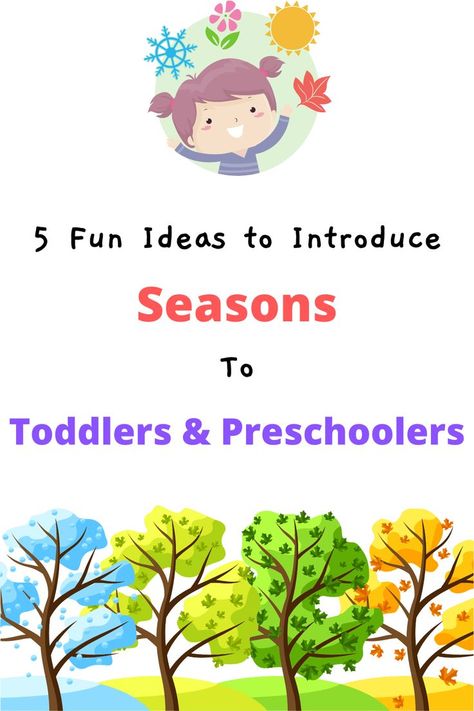 Seasons Eyfs Activities, Preschool Seasons Theme, Teaching Seasons Preschool, Seasons Preschool Theme, Weather Activity For Toddlers, Spring Season Activities For Preschool, Seasons Activities For Toddlers, Summer Season Activities For Preschool, Preschool Seasons Activities