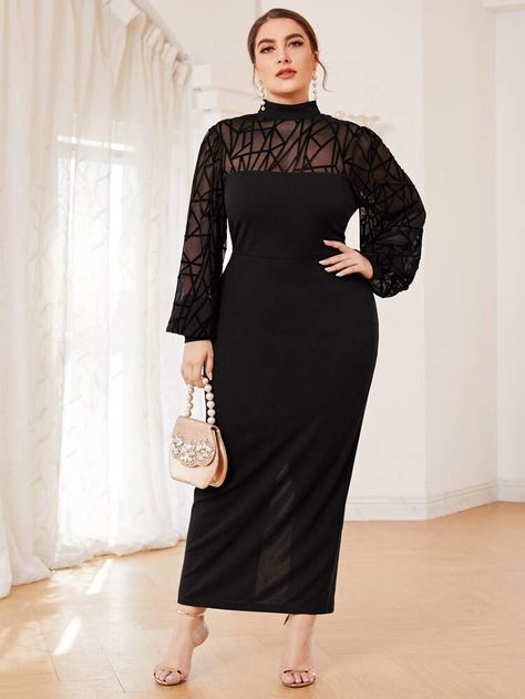 Baby Blessing Dress, Fall Plus Size Dresses, Bride Dress Simple, Simple Gowns, Split Hem Dress, Soiree Dress, Fall Plus Size, Maxi Dress Pattern, Evening Dresses Plus Size