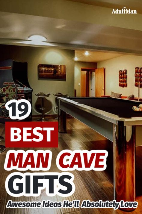 Man Cave Stuff Decor, Man Cave Gift Ideas, Man Cave Decor Ideas, Diy Wood Projects For Men, Man Cave Must Haves, Man Cave Essentials, Small Man Cave, Man Cave Items, Man Cave Games