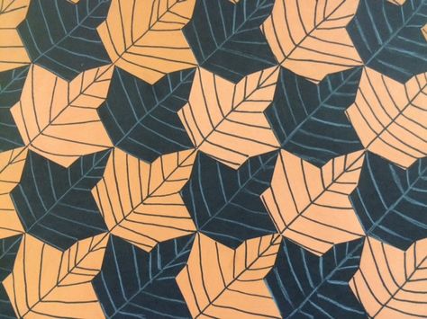 Leaf Tesselation Patterns, Tesselations Pattern Ideas Art Projects, Leaf Tessellation, Tessellation Patterns Design, Tessellation Art Ideas, Tessalations Patterns Ideas, Tesselations Pattern Ideas, Red Modular, Tessellation Art