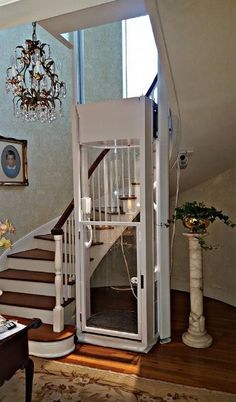 Home Elevators, Residential Elevator, Accessible House, Small House Exteriors, Home Elevator, House Lift, Elevator Interior, Elevator Design, Moving Home