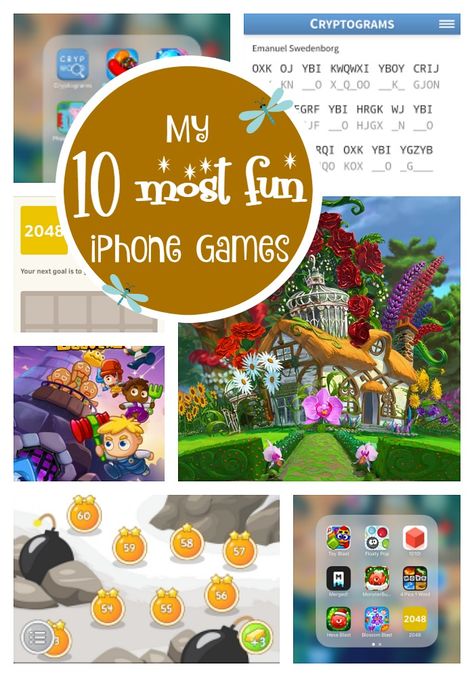 When my brain is feeling fried and I want a break from lots of thinking, I have 10 favorite iPhone games I really like to play. Fun Iphone Games, Grateful Prayer, Mental Fatigue, Ipad Games, Thankful Heart, Iphone Games, My Brain, Game App, Ipad Apps