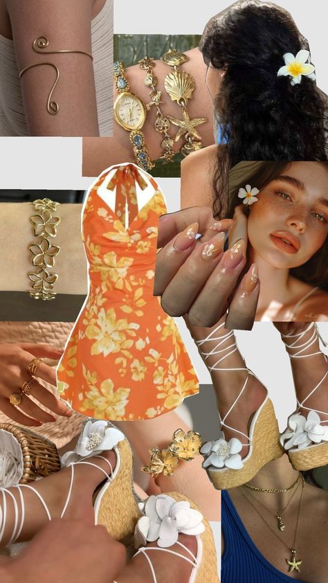 #summer #mexico #outfit #fashion #fitinspo #fitcheck #fyp #floral #flowers #orange #hawaii #vibes #aesthetic #core Hawaii Vibes Outfit, Hawaii Aesthetic Party, Hawaiian Outfit Women Party Hawaii, Hawaii Vibes Aesthetic, Hawaiian Party Outfit, Hawaii Fits, Hawaiian Outfit Women, Aesthetic Core, Hawaii Outfits