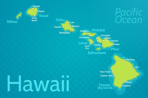 A clear and simple map of the Hawaiian islands. Can you spot Maui? #mauivacations #maps Hawaiian Islands Map, Planning Trip, Maui Travel Guide, Islands Of Hawaii, Maui Activities, Maui Travel, Kona Hawaii, Hawaiian Vacation, Island Map