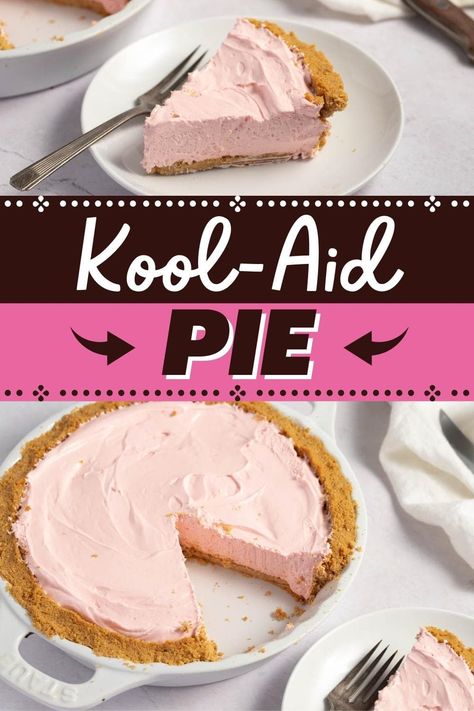 Kool Aid Pie Recipe, Kool Aid Flavors, Parfait Cups, Baked Dessert, Pineapple Lemonade, Cookie Cake Pie, Dessert Simple, Dessert Bar Recipe, Cakes Recipes