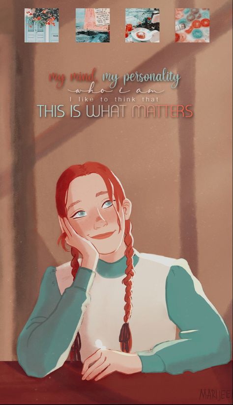 Anne Shirley Cuthbert, Quotes Lockscreen, Anne Gilbert, Anne And Gilbert, Gilbert And Anne, Gilbert Blythe, Natural Element, Inner Thoughts, Embrace It