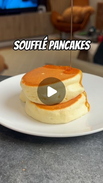 Angus Nguyen on Instagram: "Soufflé Pancakes! 🥞 ☁️ 

They’re like fluffy, sweet clouds.

In this video, I added a bit of cream cheese to try and mimic Japanese cheesecakes and it worked! It’s an optional ingredient but you have to make sure to warm the cream cheese (10-15 seconds in the microwave) so that you don’t get clumps in your batter. The smoother the better!

Soufflé Pancakes Recipe:

Meringue:
2 egg whites (room temp)
1 tbsp sugar
1/4 tsp cream of tartar (or 4 drops of lemon juice)

Wet Ingredients:
2 large egg yolks
2 tablespoons milk
2 tbsp cream cheese (warmed)
1/4 teaspoon vanilla extract

Dry Ingredients:
1/4 cup all-purpose flour
1/4 teaspoon baking powder
Pinch of salt

*Butter or oil for greasing the pan

Instructions:

In a bowl, whisk together the egg yolks, milk, warme Souffle Pancakes Recipe, Fruit Whipped Cream, Soufflé Pancakes, Egg White Recipes, Lemon Pancakes, Souffle Pancakes, Cream Of Tarter, Japanese Cheesecake, Pancake Recipes