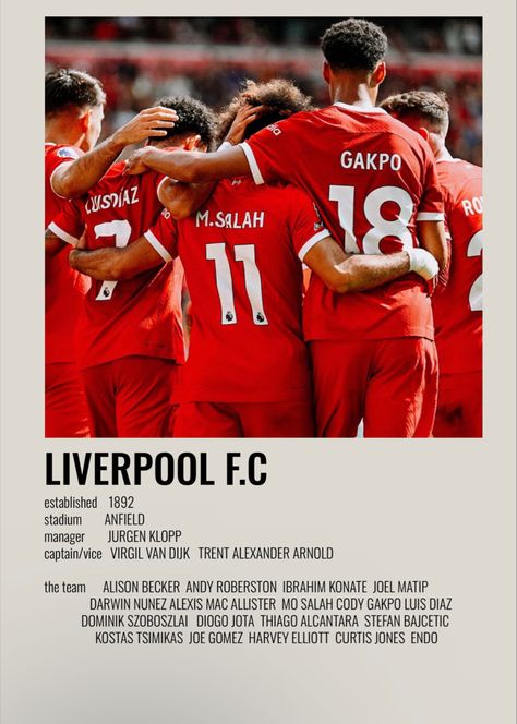 lfc polaroid poster Liverpool Football Team, Liverpool Fc Team, Arsenal Fc Wallpapers, Liverpool Poster, Liverpool Football Club Wallpapers, Ynwa Liverpool, Liverpool Champions, Liverpool Wallpapers, Liverpool Team