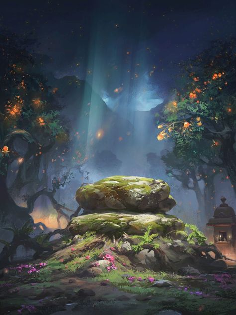 Krishna Background, Meditation Background, Rpg Wallpaper, Fairy Background, Background Game, Background Fantasy, Game Background Art, Fairy Tale Forest, Medieval Artwork