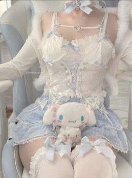 Idk the owner of the pic so credits to the owner Corset Top And Skirt, Sanrio Outfits, Kawaii Outfit Ideas, Kawaii Fashion Outfits, I Need To Know, Pink Outfits, Really Cute Outfits, Kawaii Clothes, Edgy Outfits