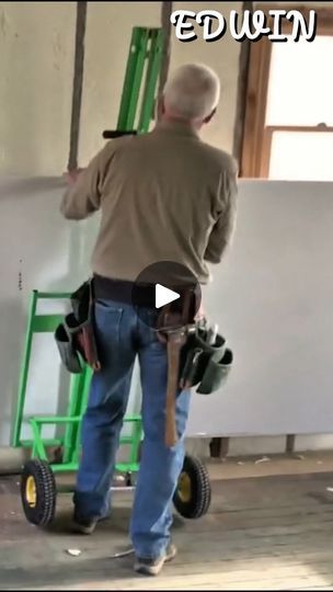 871K views · 3.7K reactions | Drywall Lift #construction #drywall #work #DrywallInstallation #job | EDWIN - TECH Drywall Lift, Drywall Installation, Drywall