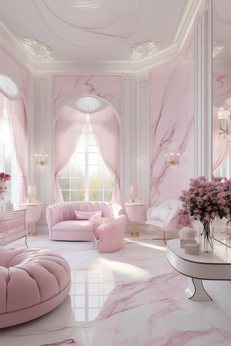 Pink Furniture, Pink Bedroom Decor, Dream House Rooms, Cozy Room Decor, Luxury Rooms, Dream Room Inspiration, Room Makeover Bedroom, Pink Bedroom, Dream House Interior