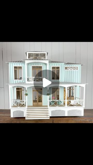 Little Vintage Lane Miniatures on Instagram: "Last look before she’s packed up and headed to the @tombishop_chicago show tomorrow! Come see it in the Rose room! The kit will also be launching on my website this Friday at 10 am CST! #dollhouse #miniatures #moderndollhouse #dollhousesofinstagram #tbshow24_rose  #coastalvibes #beachhouse #oneinchscale #miniaturist #dollhousekit" Chicago Shows, Modern Dollhouse, Dollhouse Kits, The Kit, Pack Up, One Inch, Come And See, The Rose, My Website