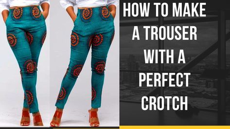 Here is a detailed video on how to make a fitted female trouser with pocket. It contains simple formula the you can use to get a perfect Crotch. It is beginner friendly and very detailed. Trouser Pattern, Trouser Pocket, Step By Step Guide, Hi There, Dart, Step Guide, Trousers Women, Step By Step, Trousers