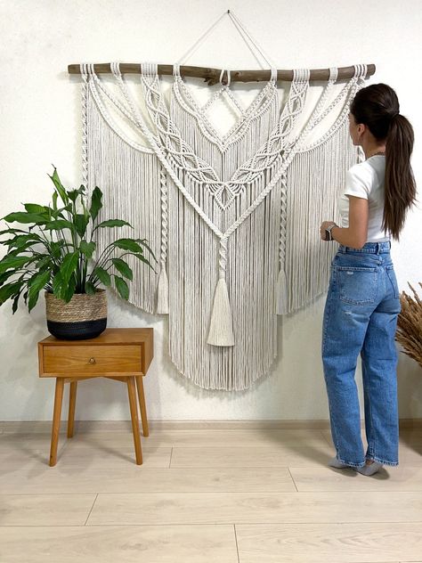 This Wall Hangings item by MagicKnitShop has 187 favorites from Etsy shoppers. Ships from Ukraine. Listed on 31 May, 2023 Wide Macrame Wall Hanging, Wall Macrame Hanging, Extra Large Macrame Wall Hanging, Macrame Wall Hanging Decor, Wall Decor Macrame, Wall Macrame, Macrame Headboard, Macrame Backdrop, Wall Hanging Shelves