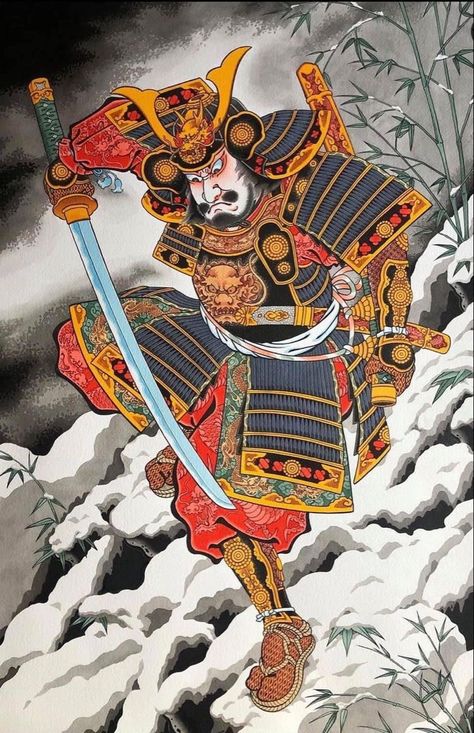 Traditional Japanese Tattoo Flash, Traditional Japanese Tattoo Designs, Backpiece Tattoo, Samurai Tattoo Design, Japan Tattoo Design, Samurai Artwork, Japanese Drawings, Irezumi Tattoos, Traditional Japanese Tattoos