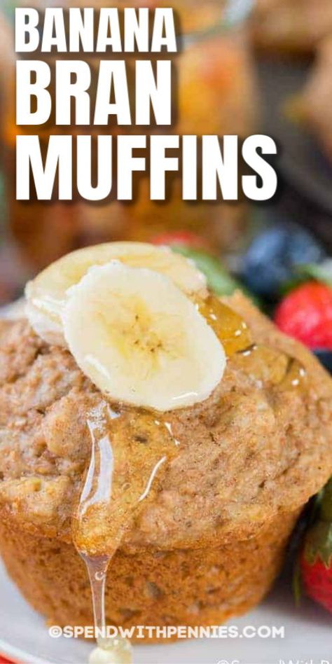 Bran Buttermilk Muffins, Banana Nut Bran Muffins, All Bran Muffins Recipe Healthy, Oatbran Banana Muffins, Easy Bran Muffins Healthy, Banana Bran Muffin Recipe, All Bran Banana Muffins, Healthy Banana Bran Muffins, All Bran Buds Muffins