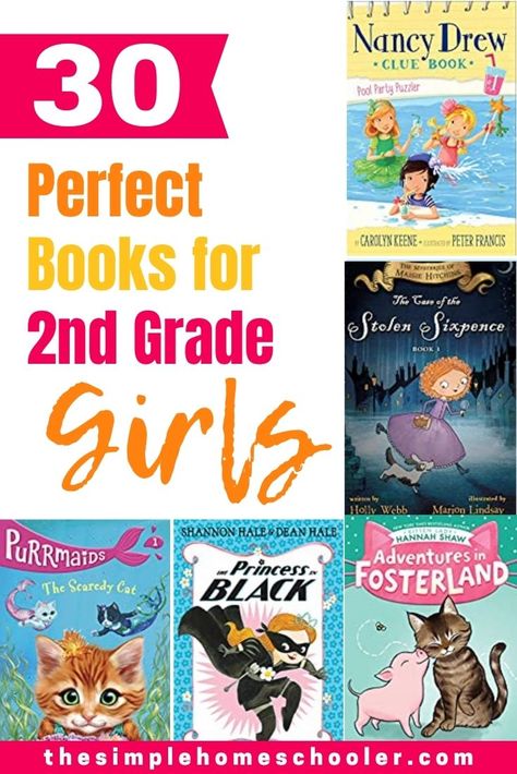 2nd Grade Summer Reading List, 2nd Grade Book List, Chapter Books For 2nd Grade, 2nd Grade Chapter Books, Homeschool Reading Curriculum, Books Suggestions, 2nd Grade Books, 3rd Grade Books, Easy Chapter Books