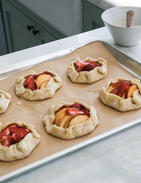 Summer Galette w/ Walnut Streusel Summer Galette, Pie Crust Top, Galette Recipe, Baking 101, Cheese Danish, Fruit Filling, Homemade Pie Crusts, Streusel Topping, Mini Pies