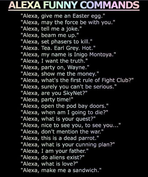 Funny Questions To Ask Your Alexa, Fun Things To Ask Alexa, What To Ask Alexa Funny, Fun Questions To Ask Alexa, Funny Things To Ask Alexa Hilarious, Not Answering Texts Funny, Funny Alexa Memes, Alexa Funny Questions, Ask Alexa Questions