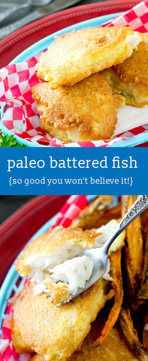 Paleo Fried Fish, Gluten Free Fish Batter, Healthy Recipes Gluten Free, Fish Batter Recipe, Dinner Paleo, 30 Minute Meals Healthy, Paleo Fish, Gluten Free Fish, Whole30 Dinner