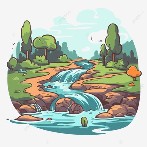 streams clipart cartoon river in a wooded area with trees and green grass vector River Cartoon, River Drawing, Grass Vector, Grass Clipart, Green Grass, Cartoon Clip Art, Free Png, Vector File, Art Sketchbook