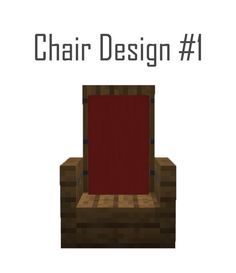 Minecraft Chair, Minecraft Rooms, Minecraft Decoration, Minecraft Banner Designs, Minecraft Interior Design, Bangunan Minecraft, Minecraft Banners, Cool Minecraft Houses, Chair Designs