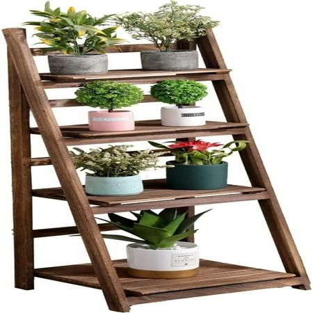 Diy ladder plant stand