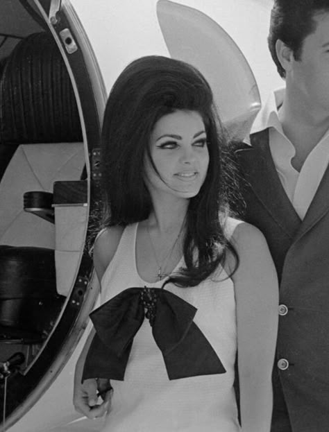 Elvis And Priscilla Presley, Young Priscilla Presley, Terrence Loves You, Hair Tumblr, 60s Aesthetic, 60s Hair, Elvis And Priscilla, Makeup Idea, Costume Inspo