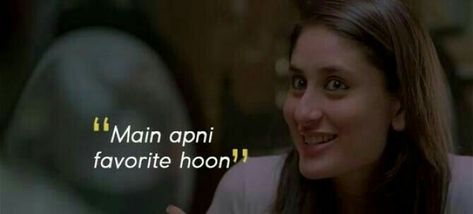 It's me Jab We Met Dialogues, Bollywood Dialogues, Bollywood Movie Quotes, Bollywood Dialogues Caption, Famous Hindi Dialogues, Best Movie Dialogues, Famous Movie Dialogues, Movie Dialogues Bollywood Funny, Bollywood Romantic Dialogues