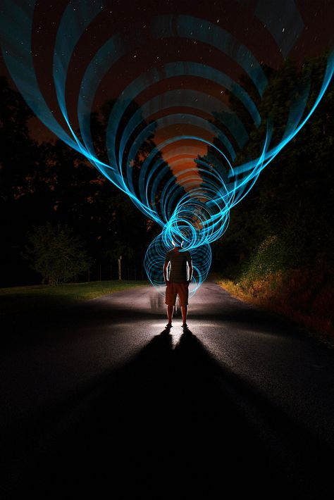 Light Painting Photography, Photo Hacks, Spatial Design, Modern Metropolis, Painting Photography, Light Trails, Supernatural Power, Foto Art, Long Exposure