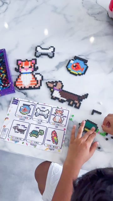 Playful Pets Simbrix Bead Craft Simbrix Ideas, Video Credits, Bead Crafts, Beads