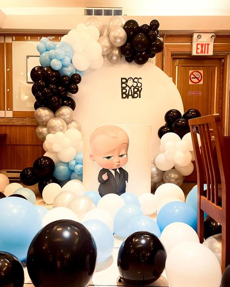 Boss Baby Decor🎈 . . #balloondecor #bossbaby #bossbabybirthday #birtbdayparty #birthday #firstbirthday #balloonstylist #backdrop #backdropwedding Boss Baby Birthday Party Boy, Boss Baby Birthday Party, Birthday Party Boy, Baby Boss, Its A Boy Balloons, Party Boy, Baby Birthday Party, Boss Baby