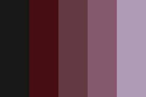 Goth Color Palette, Gothic Color Palette, Dr Wedding, Flat Color Palette, Dark Decor, Hex Color Palette, Color Palette Challenge, Color Schemes Colour Palettes, Palette Art